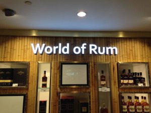 World Of Rum Led Letters